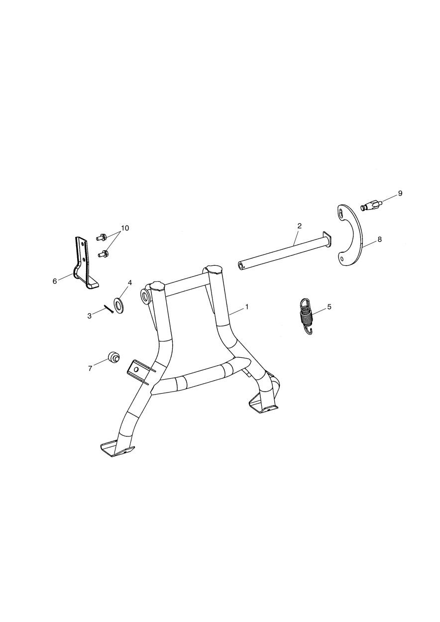 Centrestand - ABS Special Edition Only exploded diagram