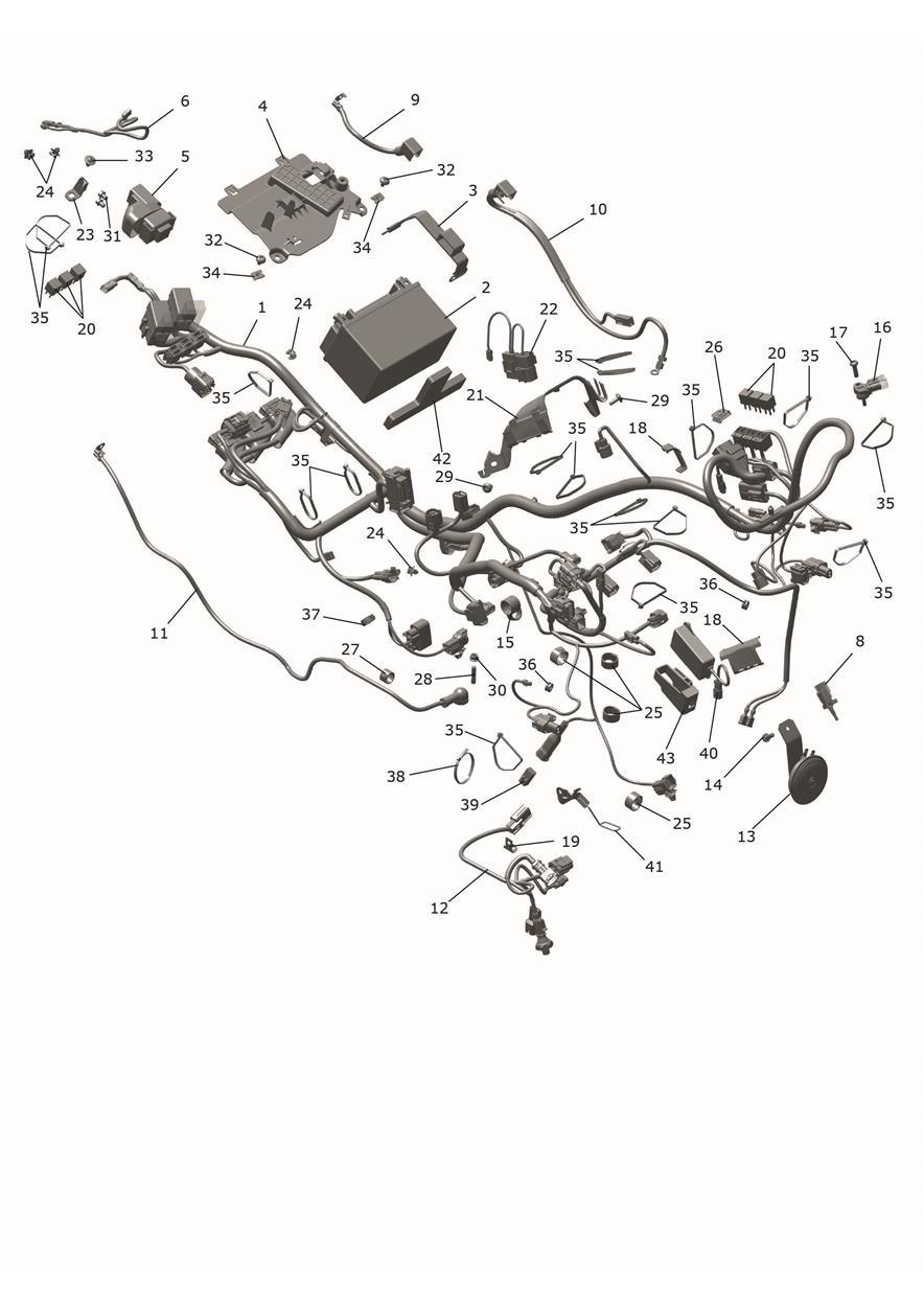 Electrical System exploded diagram