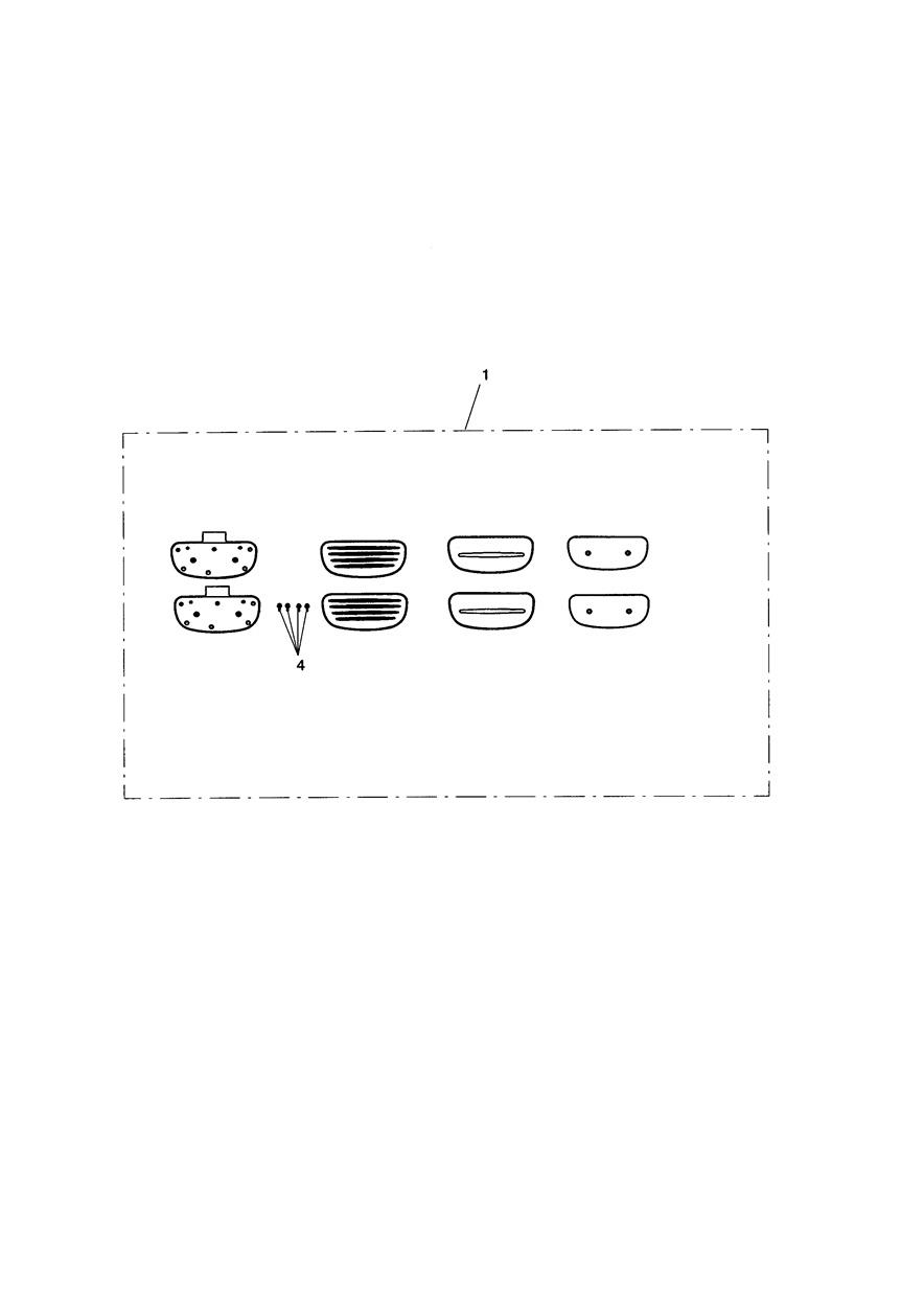 ’Classic’ Passenger Footboards exploded diagram