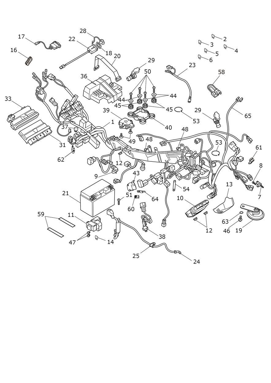 Electrical System exploded diagram