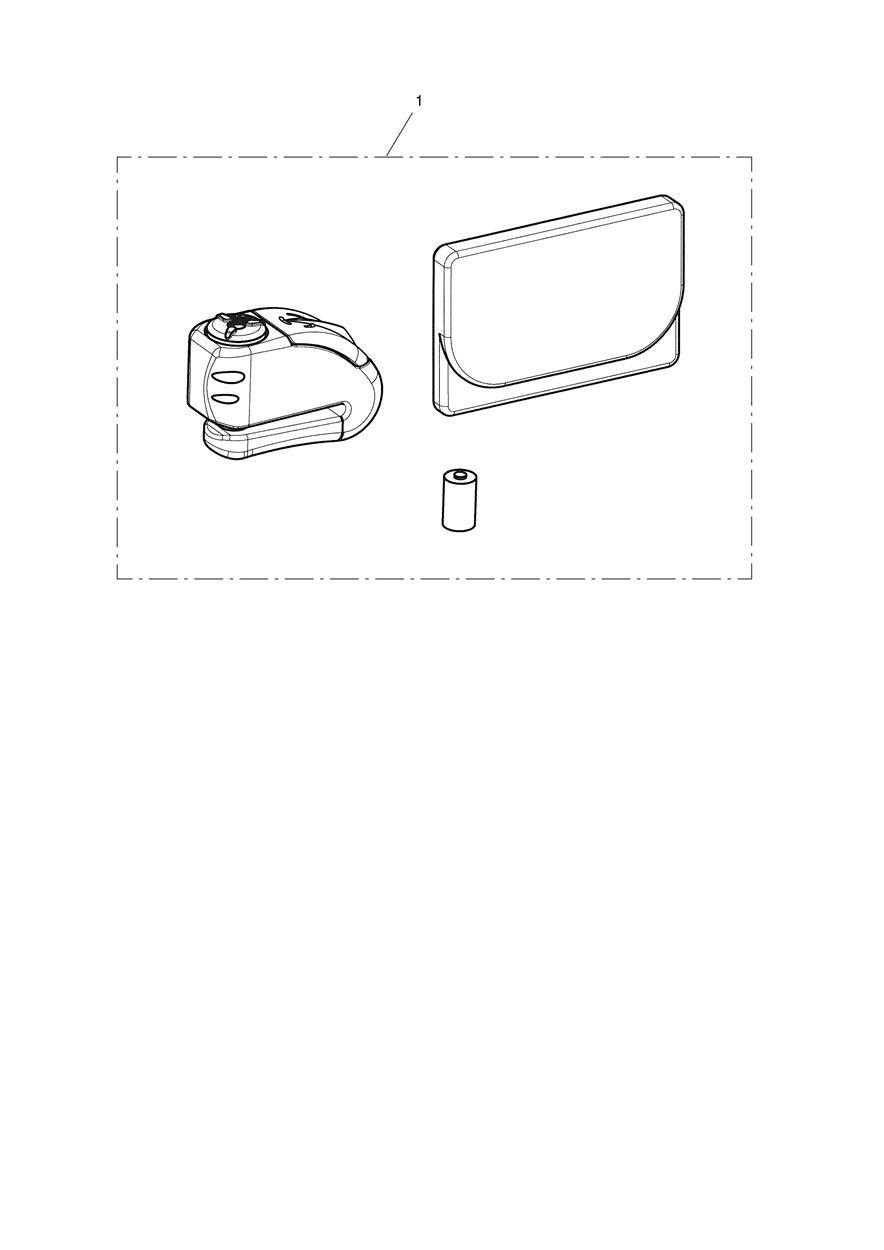 Disc Lock, Alarm exploded diagram