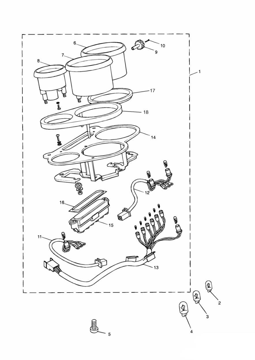 Instruments exploded diagram
