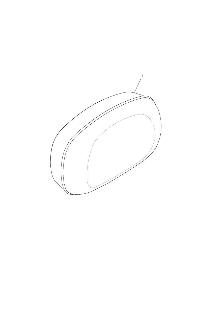 Pad, Backrest, Type 1, Brown 2 exploded diagram