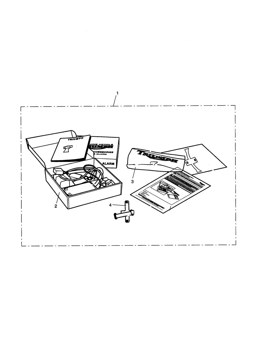 Alarm Kit, Type S, S4 exploded diagram