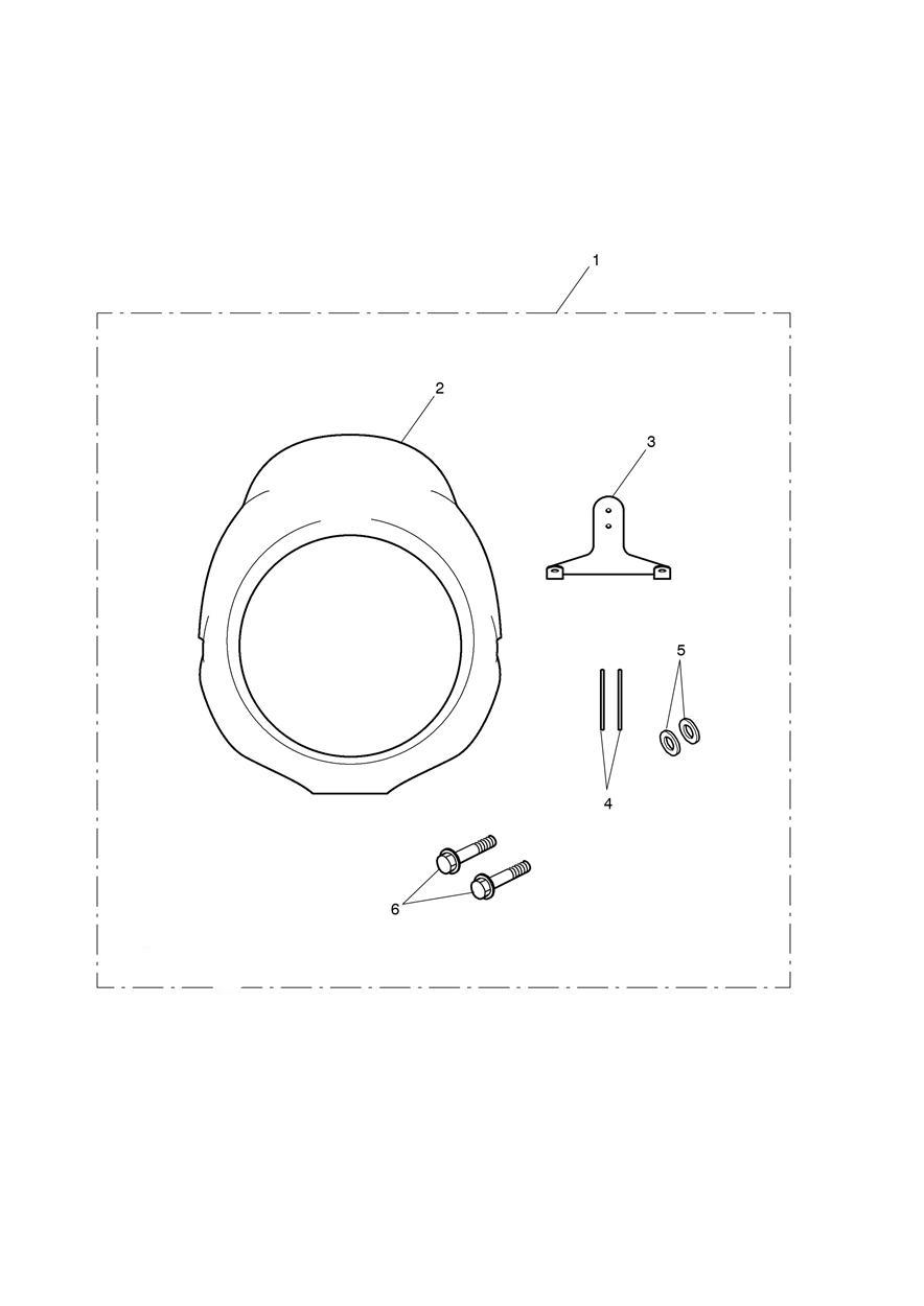Flyscreen Kit exploded diagram