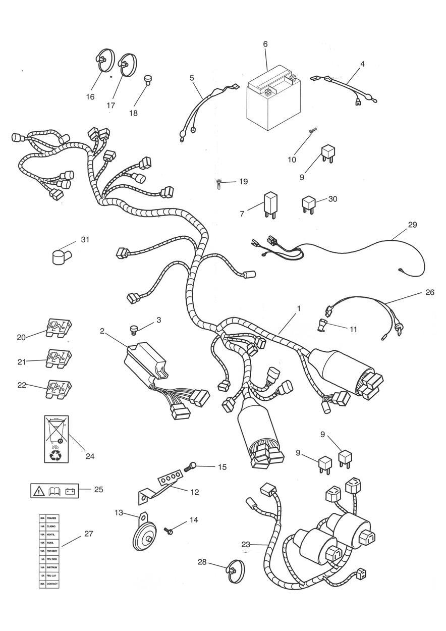 Electrical Equipment exploded diagram