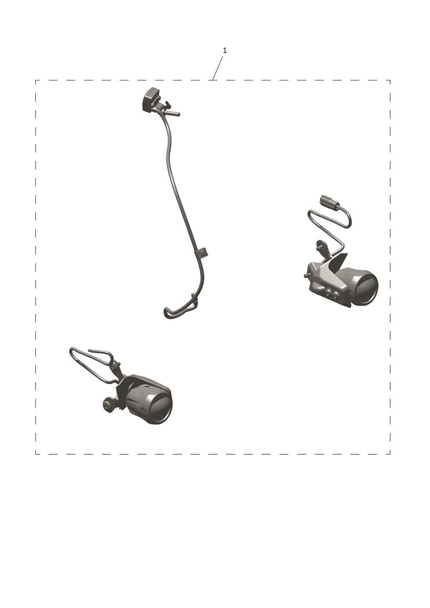 LED Fog Lamp Kit exploded diagram
