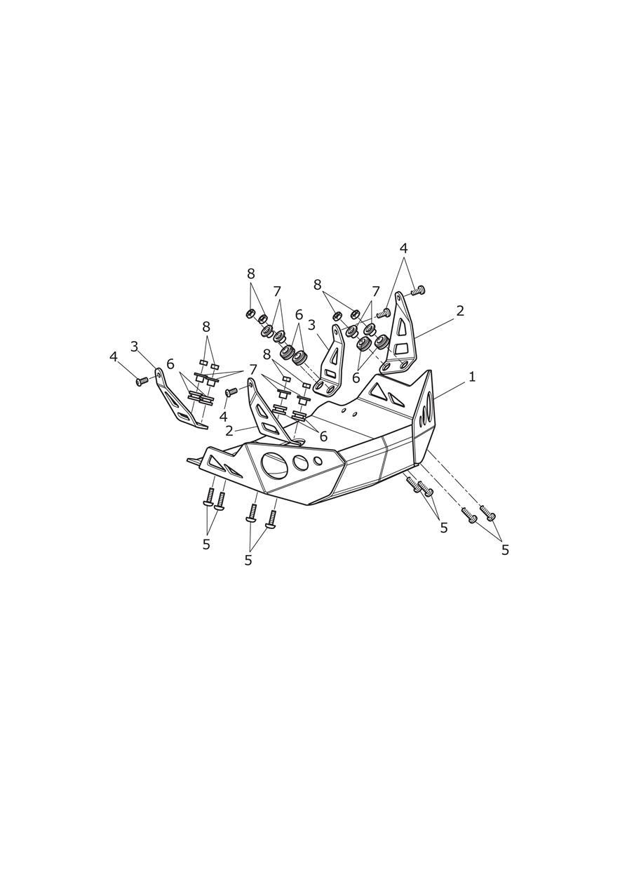 Sumpguard exploded diagram