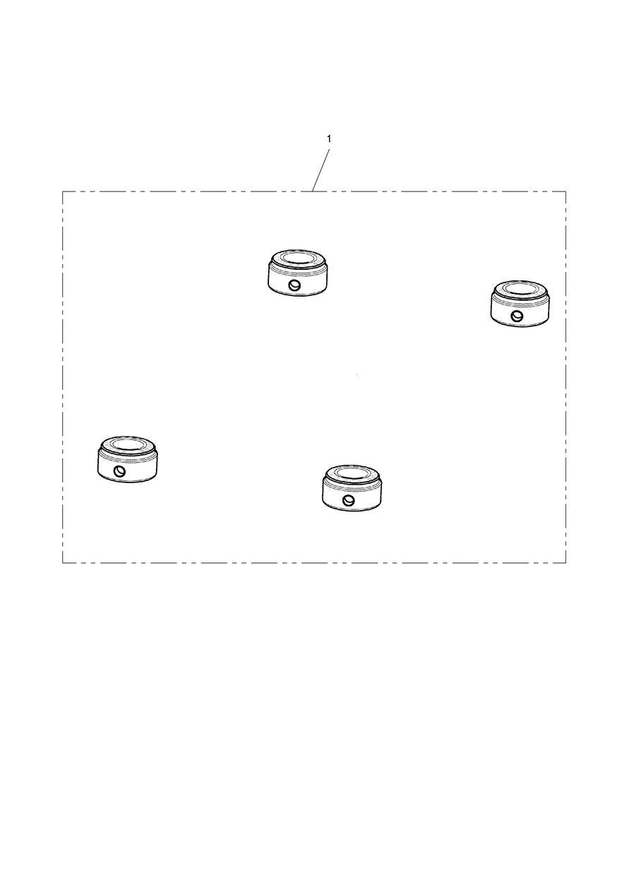 Head Bolt Cover Kit, Gunmetal exploded diagram