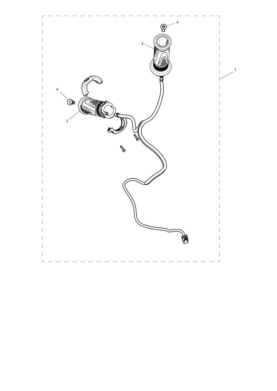 Heated Grip Kit exploded diagram