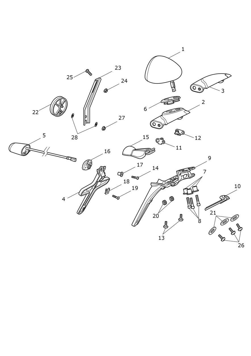 Rear Light exploded diagram
