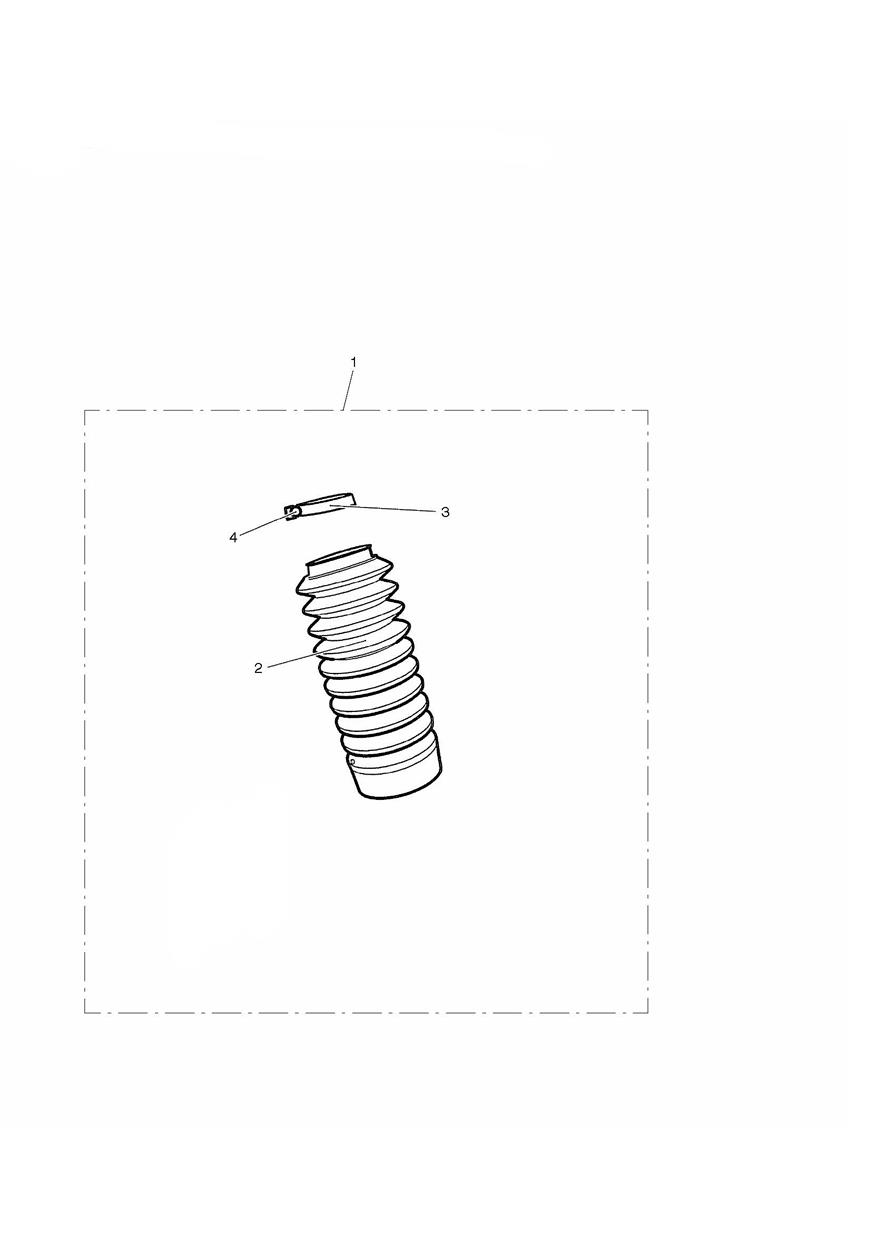 Gaiter Kit, Forks - Bonneville SE Only exploded diagram