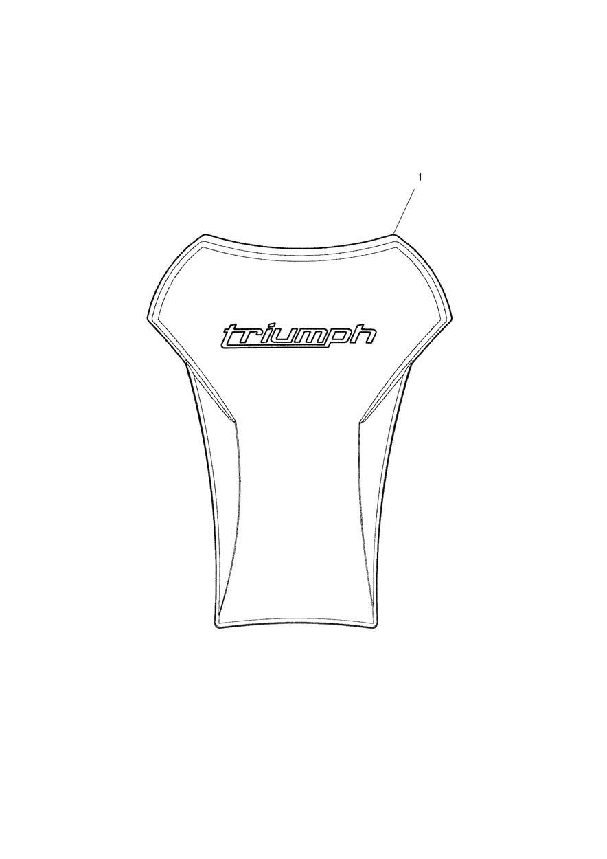 Tank Pad exploded diagram