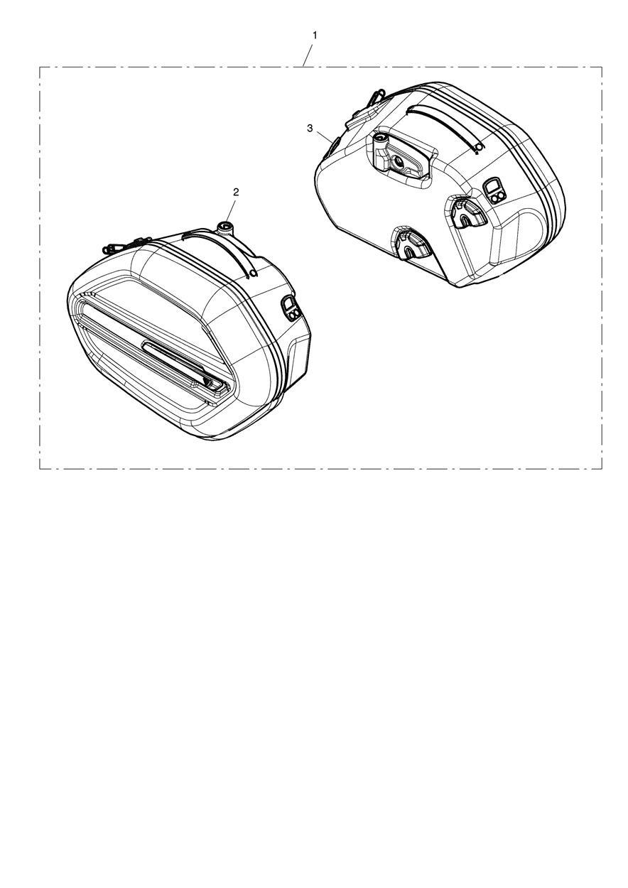 Pannier, Sports, Pair, QD exploded diagram