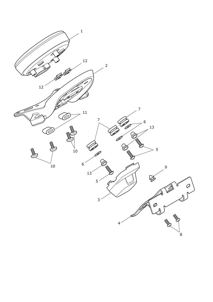 Instruments exploded diagram