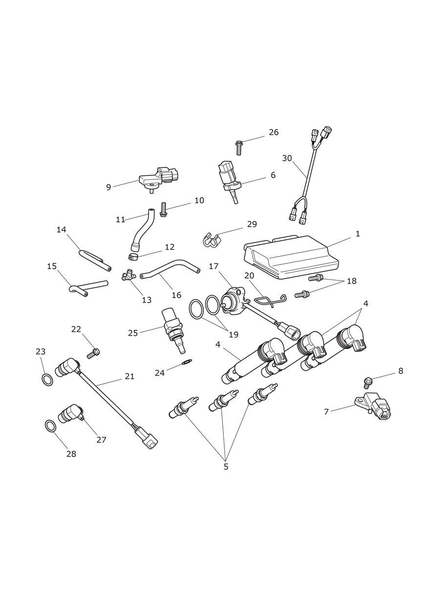 Engine Management System exploded diagram