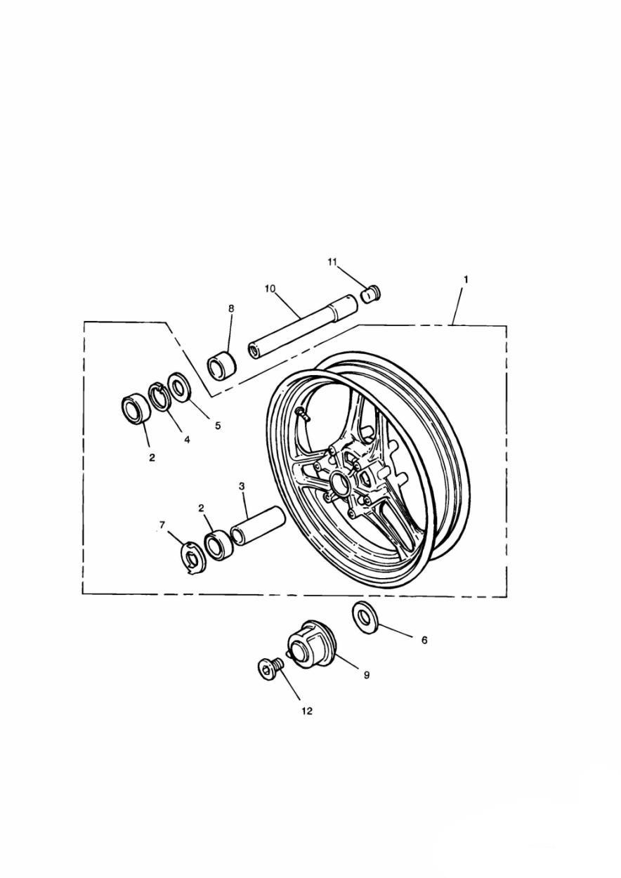 Front Wheel exploded diagram