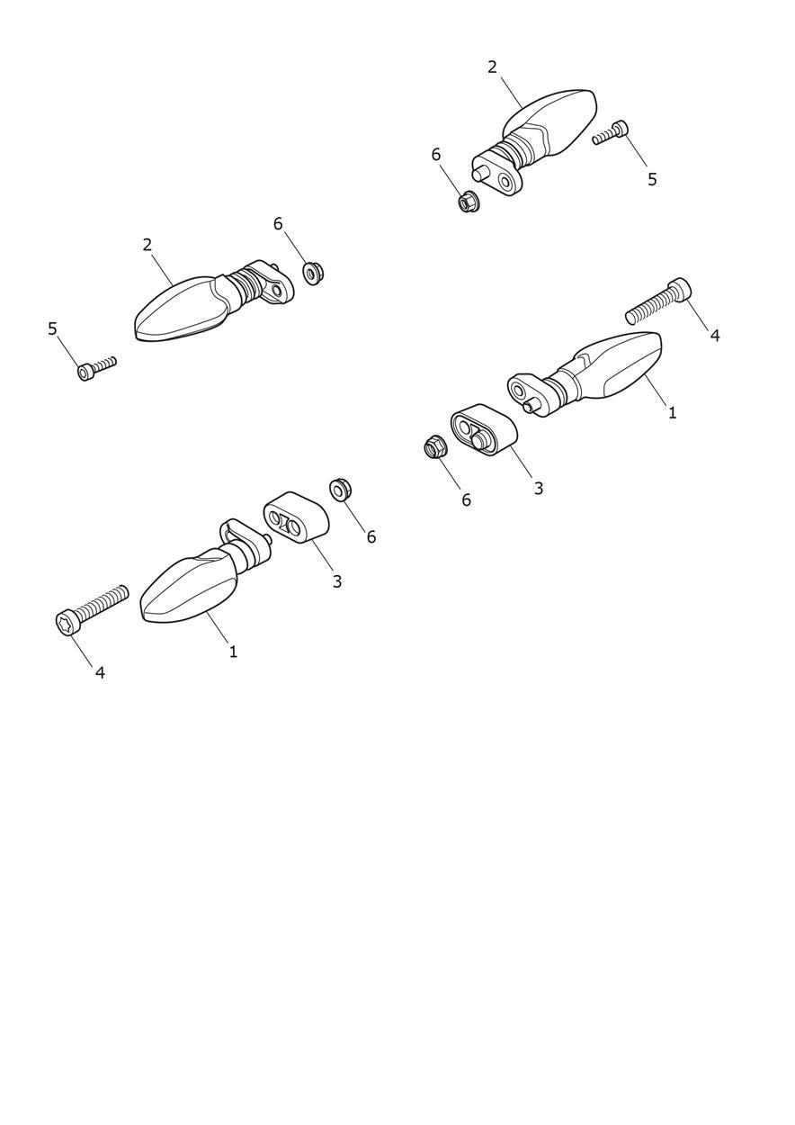 Indicators - N/A to US & CA exploded diagram