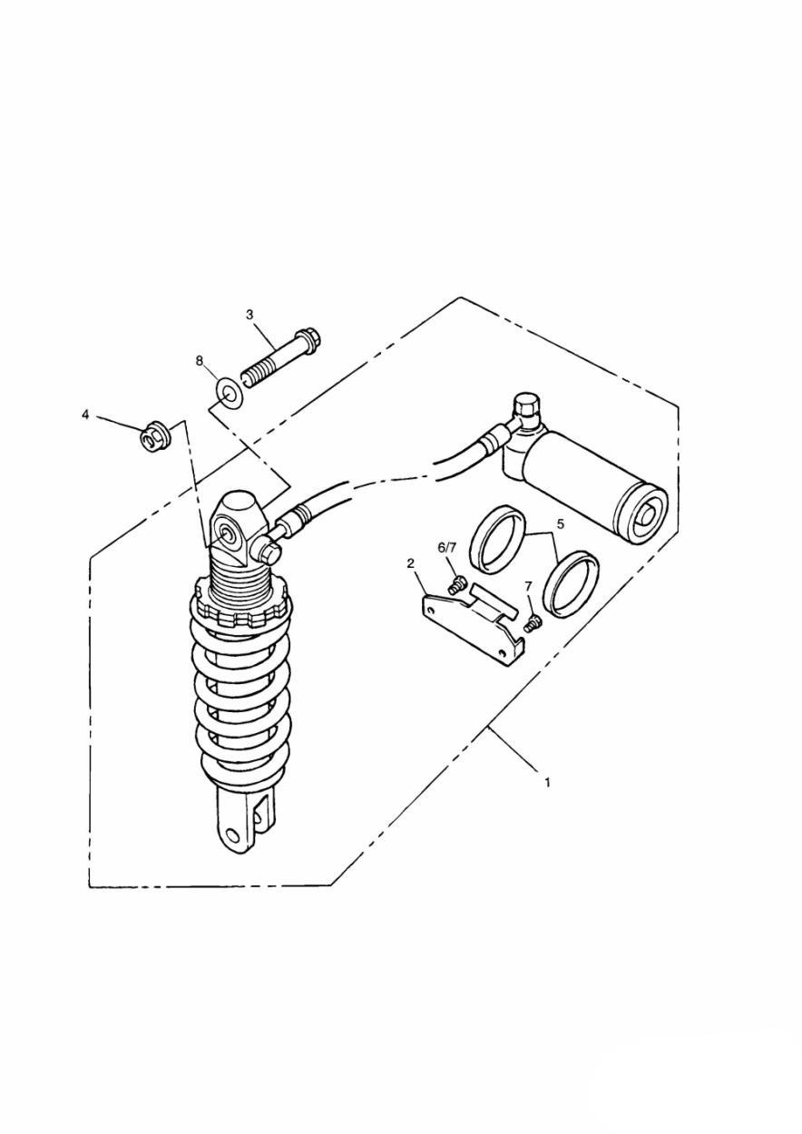 Rear Suspension Unit exploded diagram