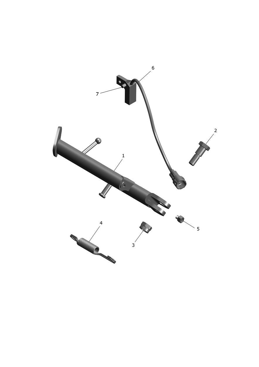 Sidestand exploded diagram