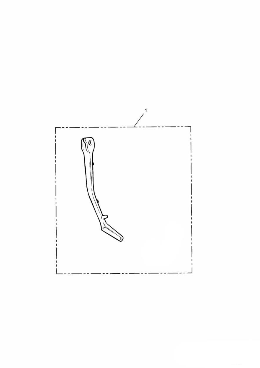 Chrome Side Stand exploded diagram