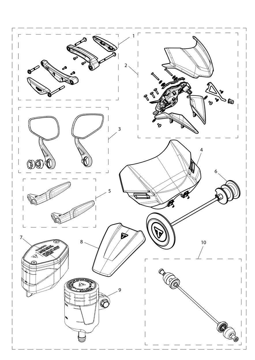 Style Pack exploded diagram
