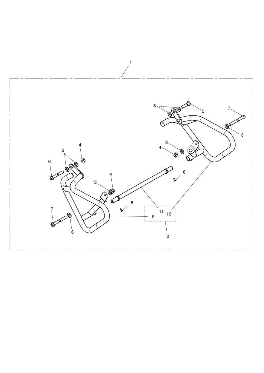 Engine Dresser Bars Kit exploded diagram