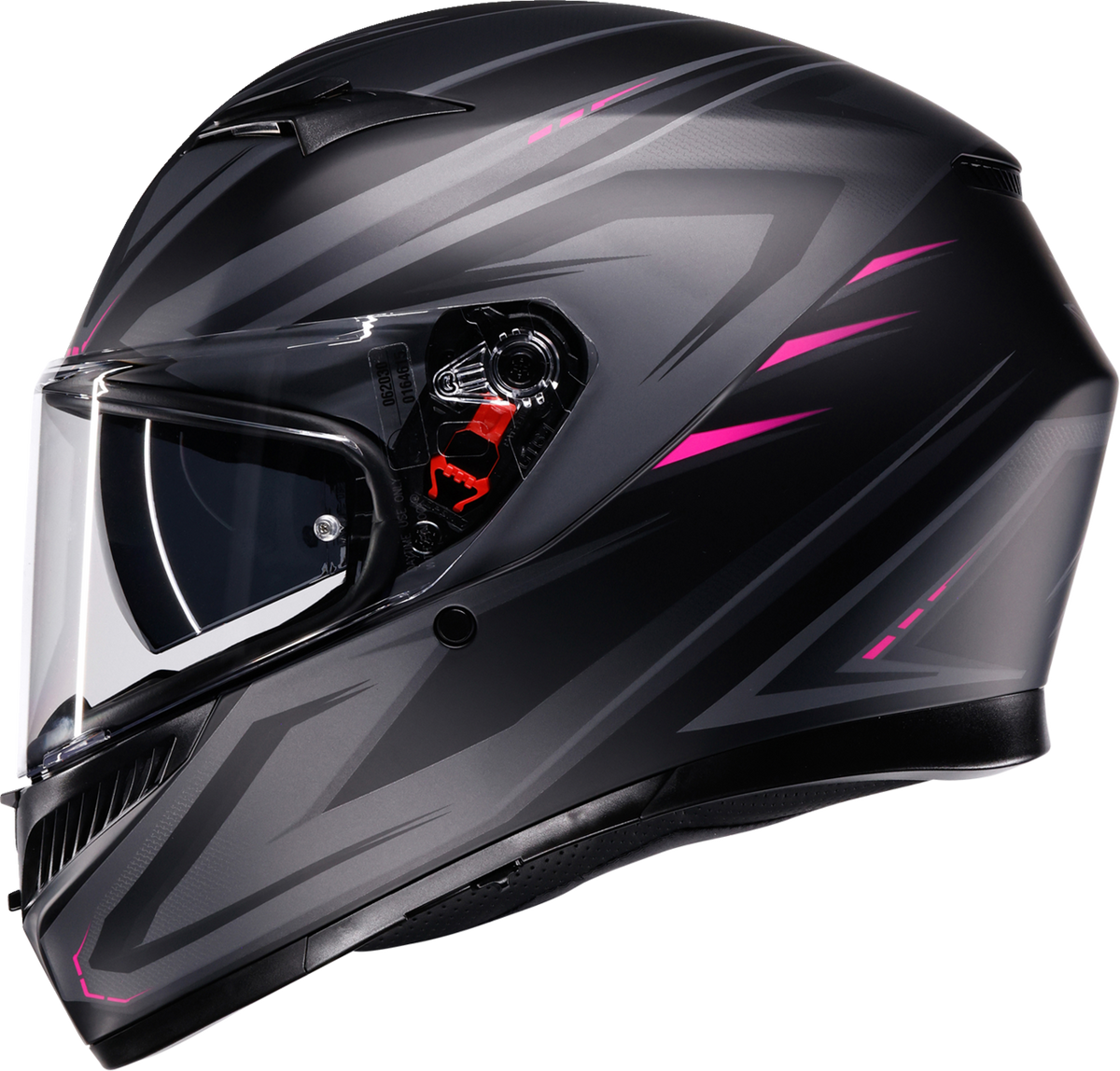 AGV K3 Syth Helmet in Matte Black/Pink