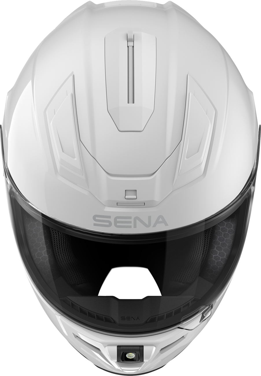 SENA Phantom ANC Helmet in Gloss White
