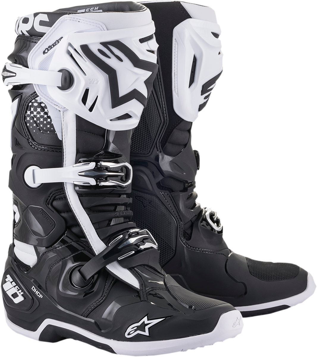 Tech 10 Boots - Black/White
