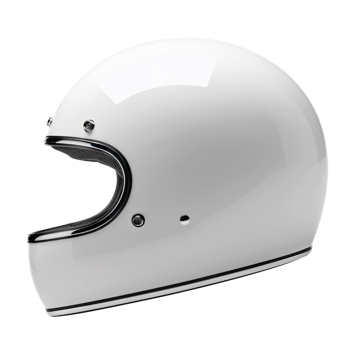 Biltwell Gringo Helmet in Gloss White