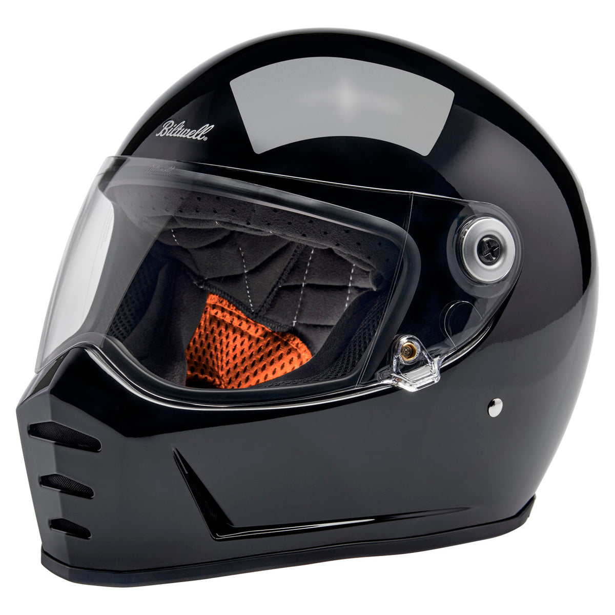Biltwell Lane Splitter 22.06 Helmet in Gloss Black