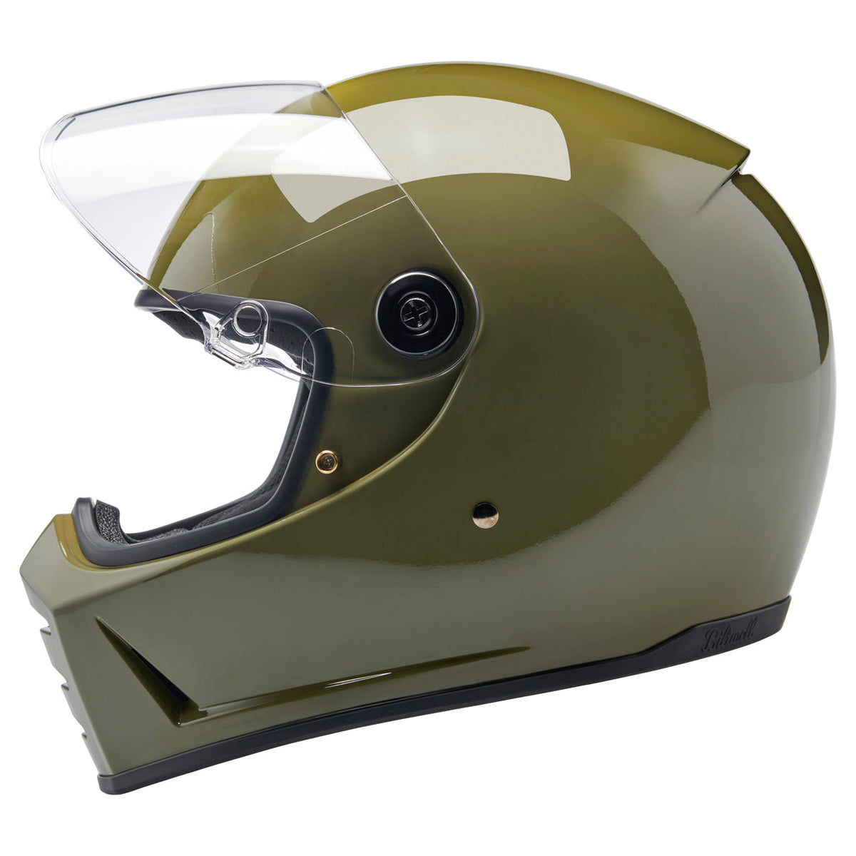 Biltwell Lane Splitter 22.06 Helmet in Gloss Olive Green