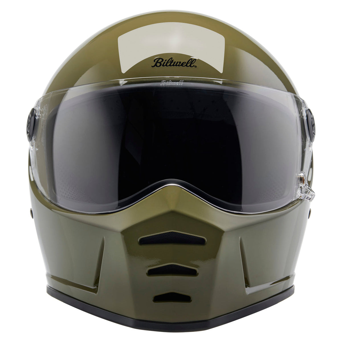 Biltwell Lane Splitter 22.06 Helmet in Gloss Olive Green