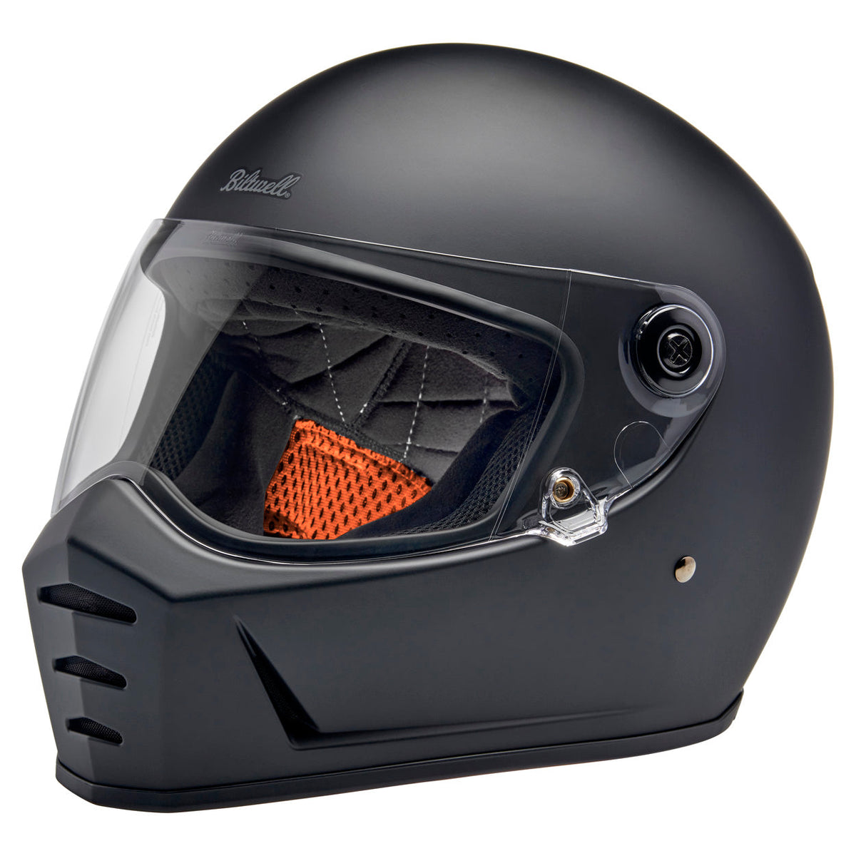 Biltwell Lane Splitter 22.06 Helmet in Flat Black