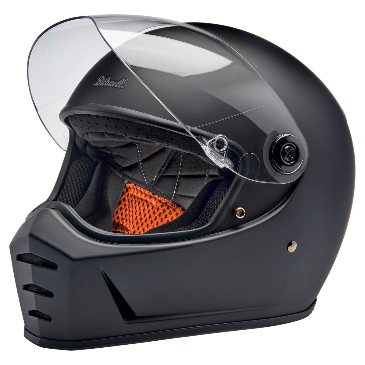 Biltwell Lane Splitter 22.06 Helmet in Flat Black