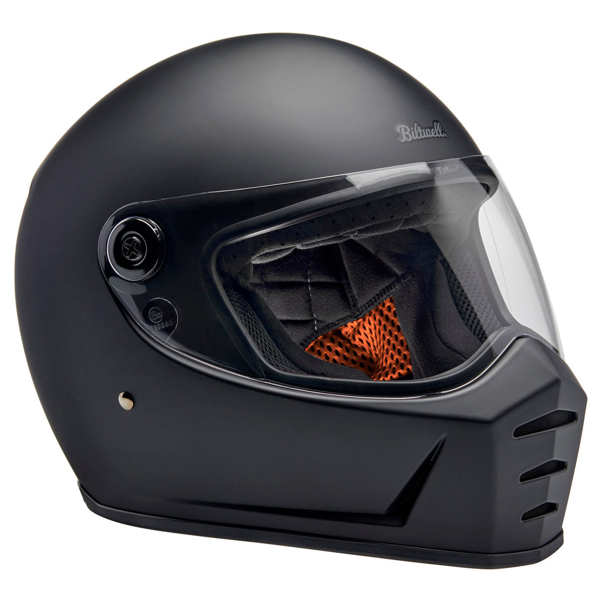 Biltwell Lane Splitter 22.06 Helmet in Flat Black