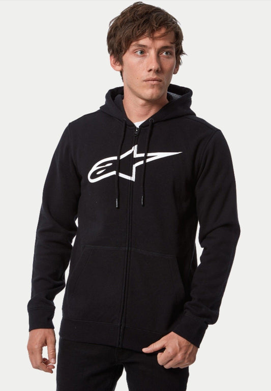 Alpinestars Ageless V3 Zip Hoodie in Black/White