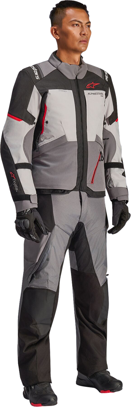 Andes v4 Drystar® Jacket - Dark Gray/Ice Gray/Black/Bright Red