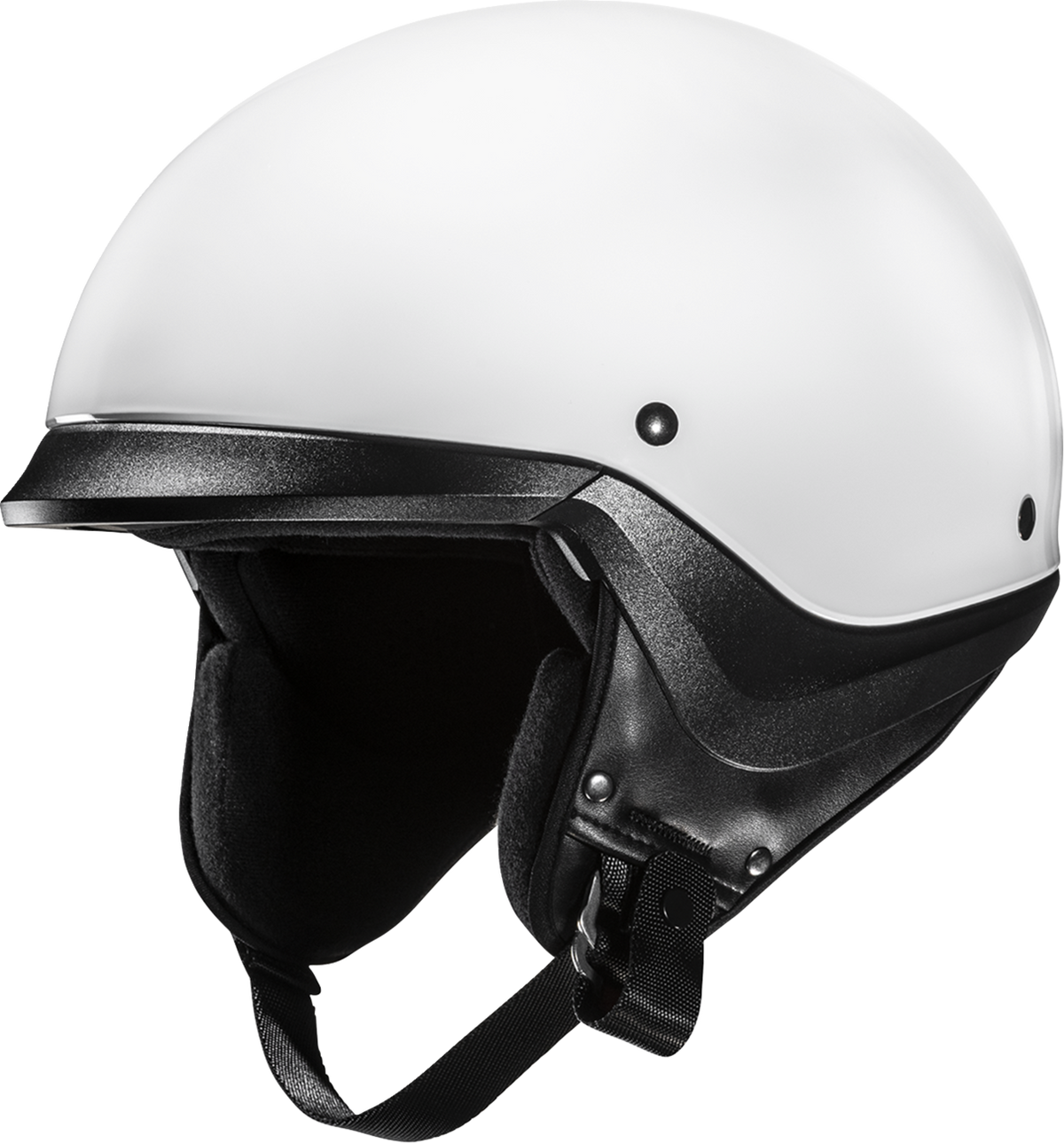 HJC C20 Solid Helmet in Pearl White