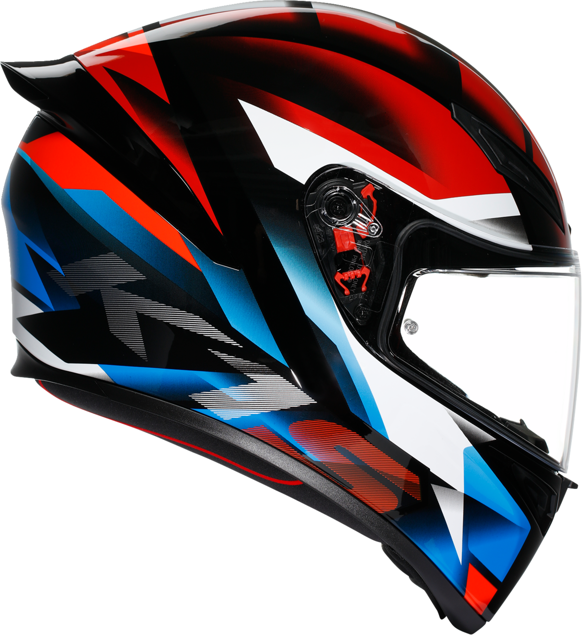 AGV K1 S Fastlap Helmet in Black/Red/Blue