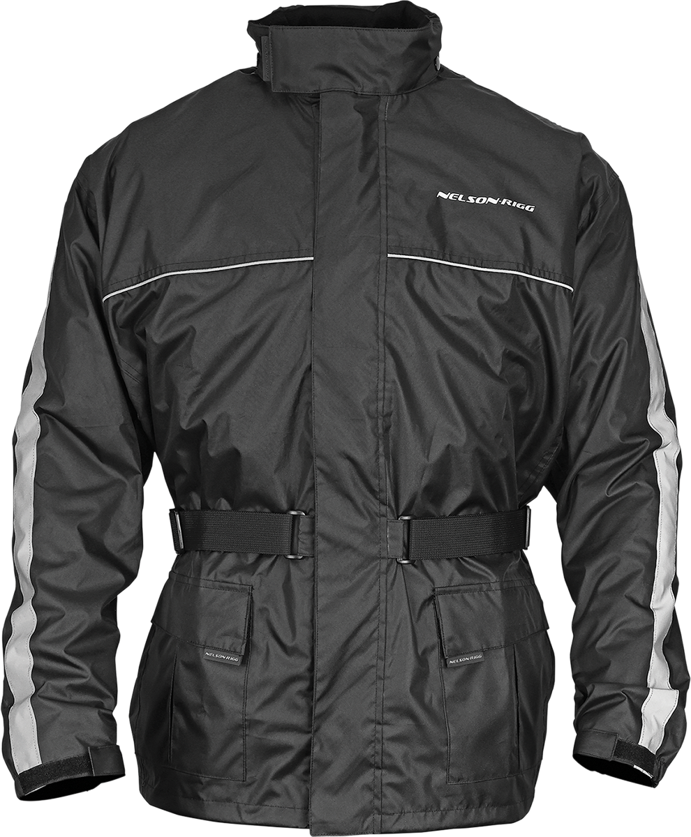 Nelson-Rigg Solo Storm Waterproof Jacket in Black