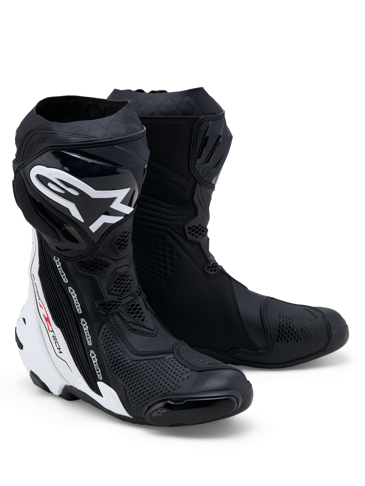 Alpinestars Supertech R Boots in Black/White