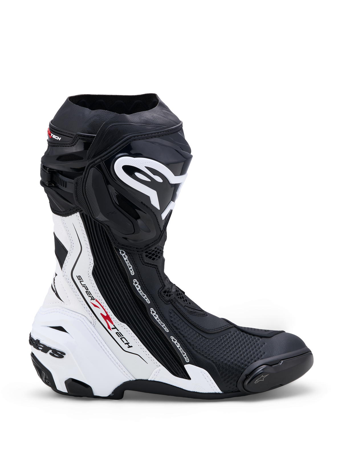 Alpinestars Supertech R Boots in Black/White