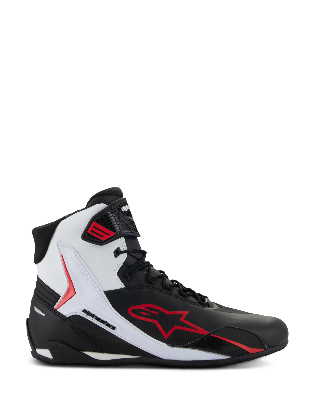 Alpinestars Faster-4 Shoes in Black/White/Red
