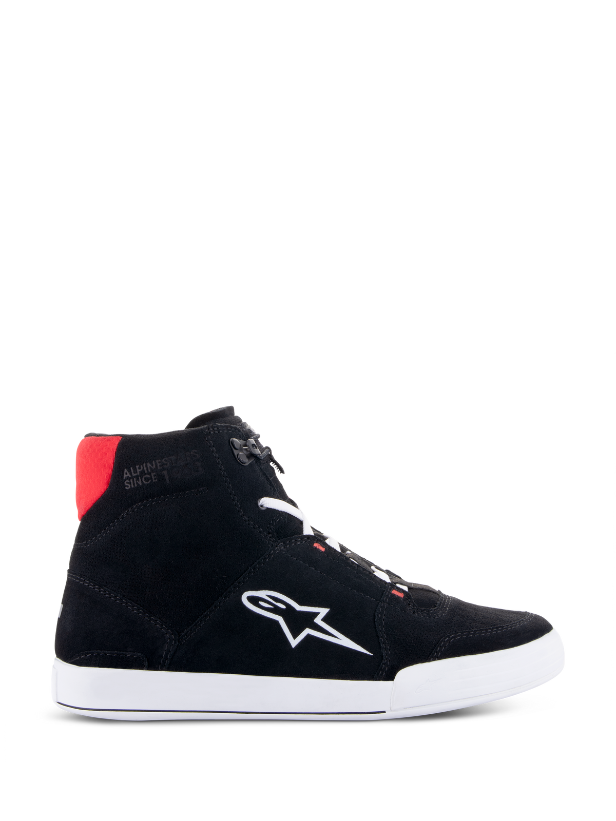 Alpinestars Chrome Shoes in Black/White/Red