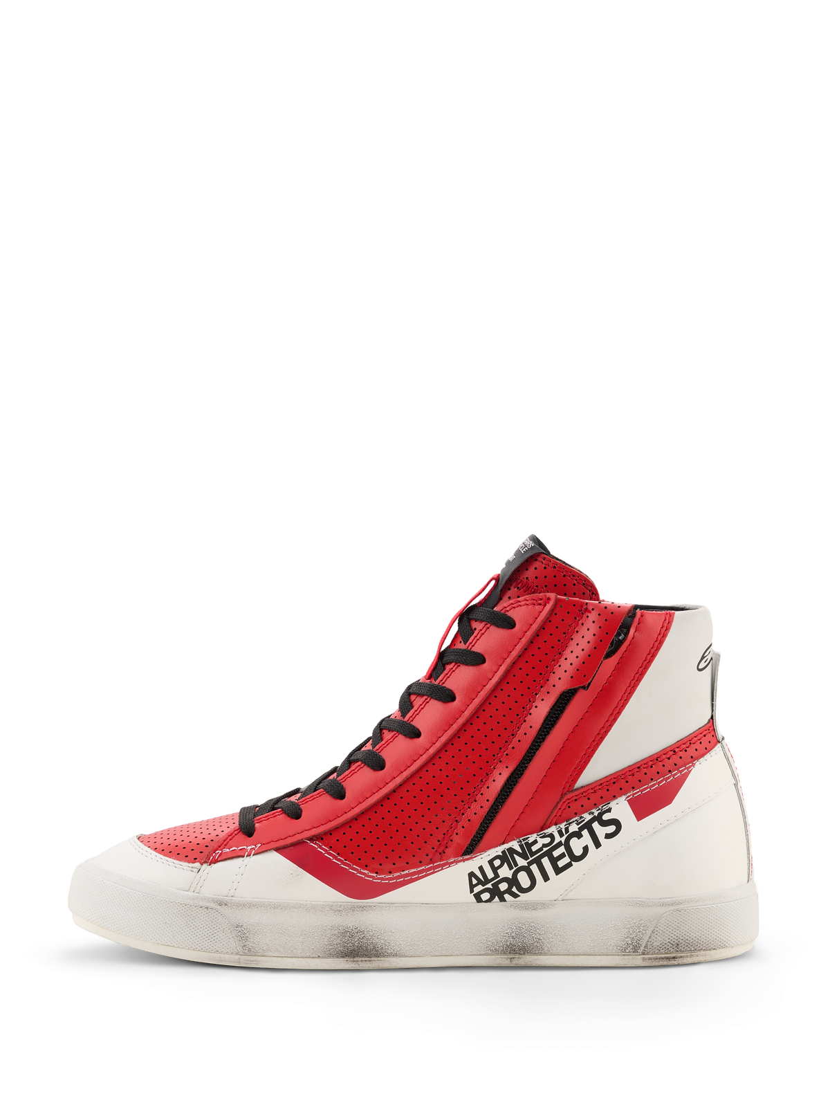 Alpinestars Stated Flair Shoes in White/Bright Red