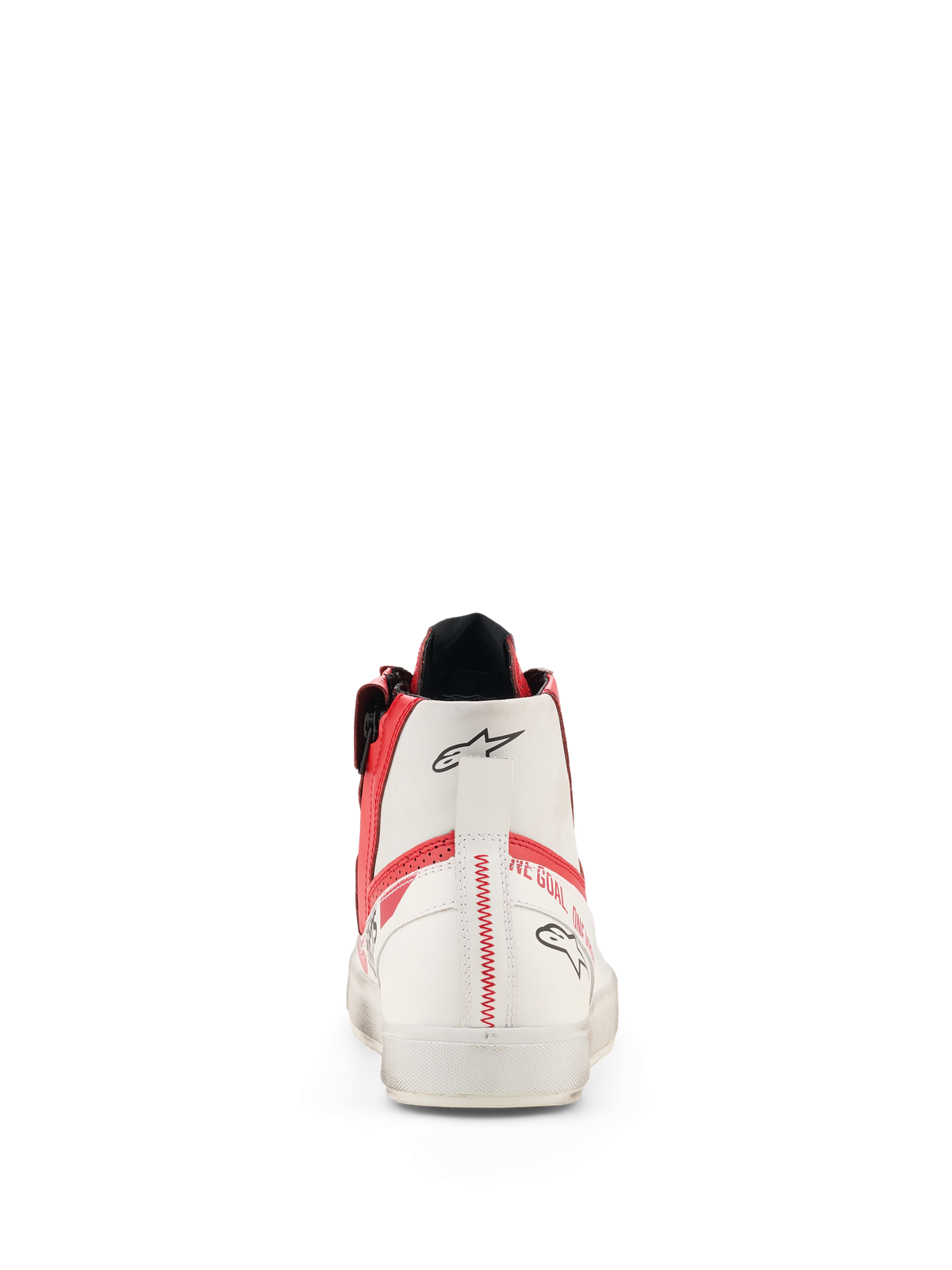Alpinestars Stated Flair Shoes in White/Bright Red