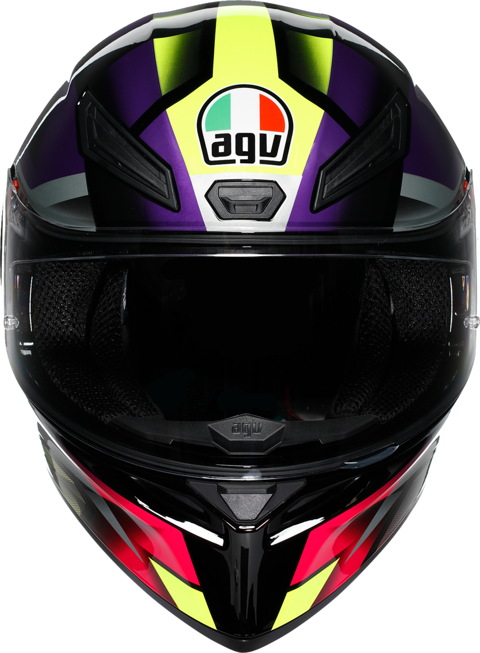 AGV K1 S Fastlap Helmet in Black/Purple/Pink