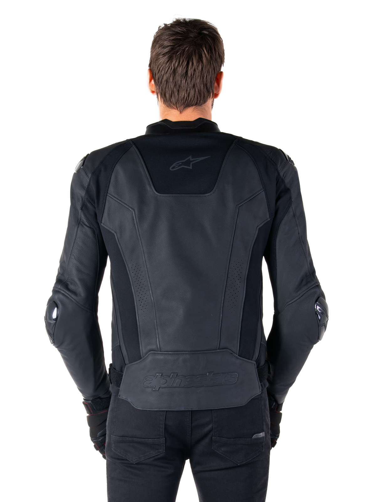Alpinestars Missile v3 Leather Jacket in Black/Black